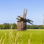 Windmühle zwischen Spronge und Hablingbo auf Gotland, Gotlands