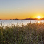 Sonnenuntergang am Strand von Björkhaga Strandby, Gotland, Gotl