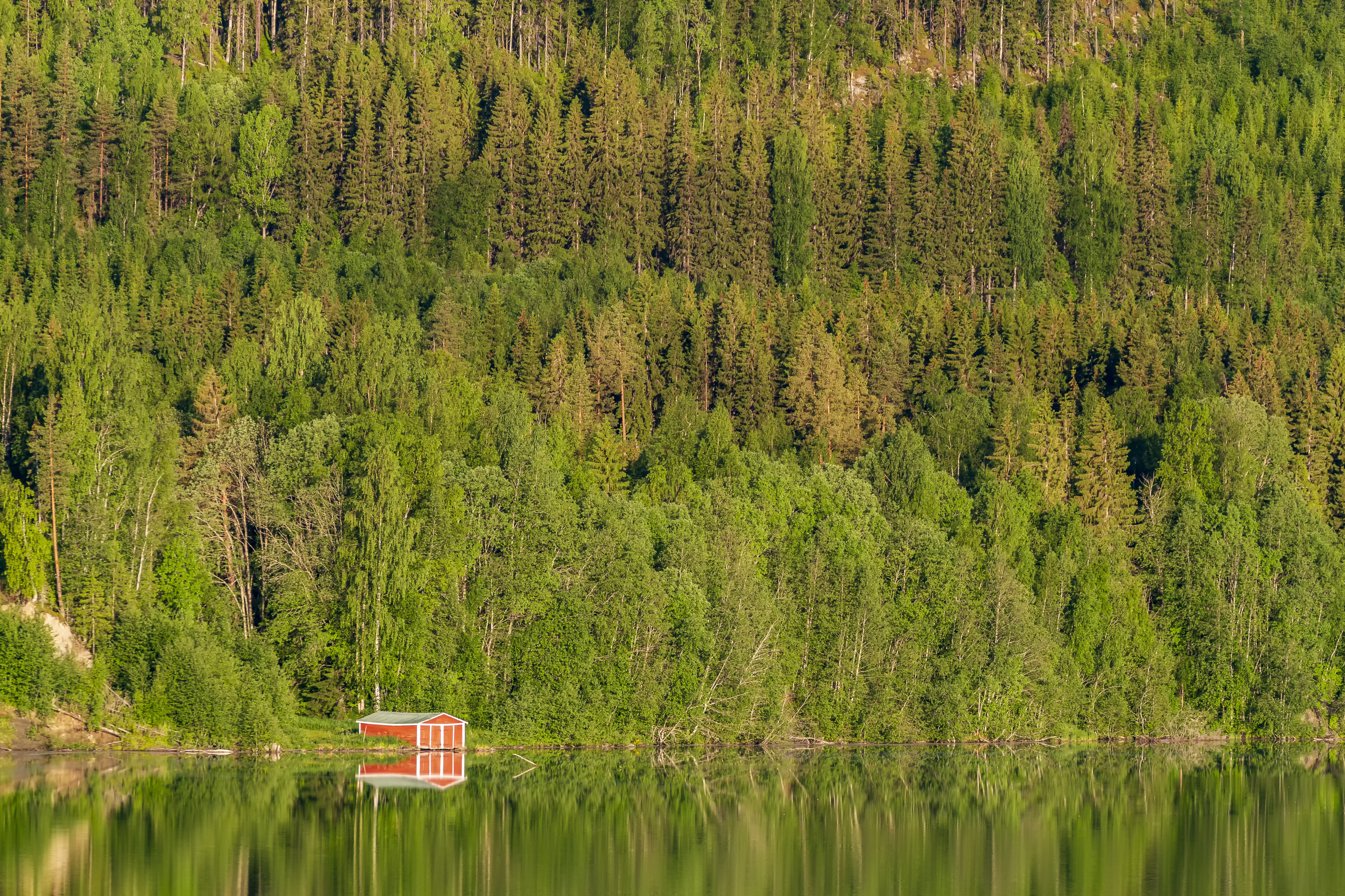 Bootshaus am Indalsälven, Jämtlands län